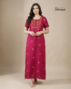 Traditional Chunkdi Print Cotton Nighty