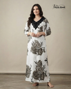 Fancy Premium Rayon Nighty – Elegant Nightwear for Women