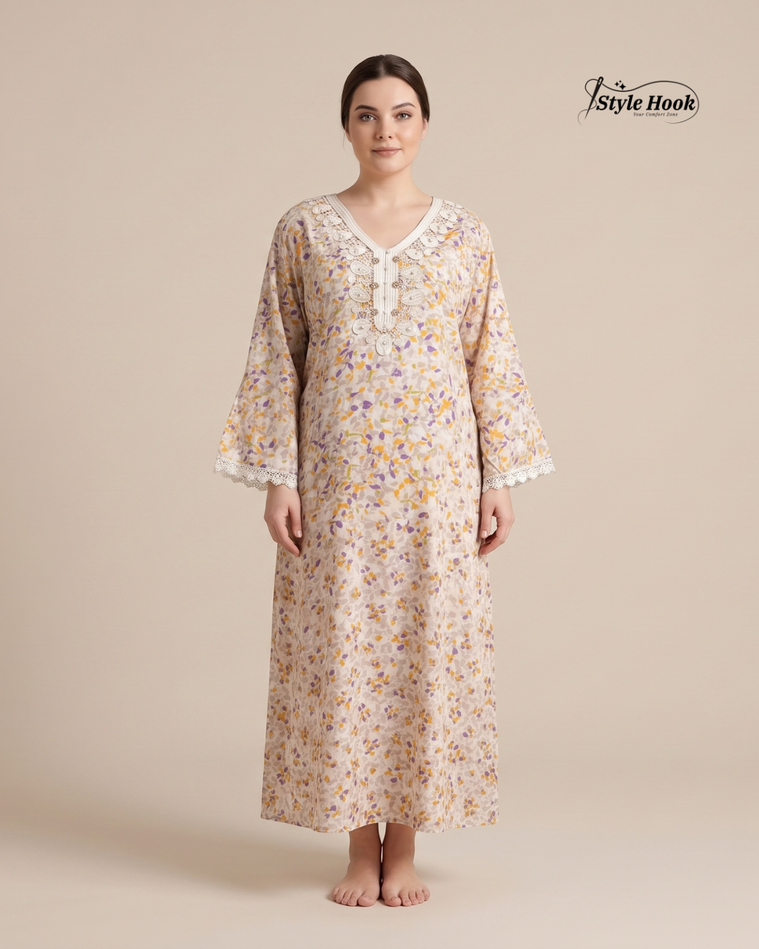 Elegant Dubai Nighty – Soft & Stylish Nightwear