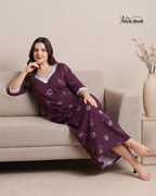Premium Kerala Cotton Lace Nighty – Onam Collection