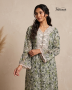 Style Hook Fancy Printed Dubai Nighty for Women