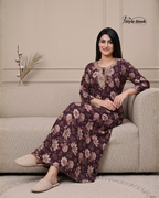 Soft & Smooth Rayon Maxi Nighty