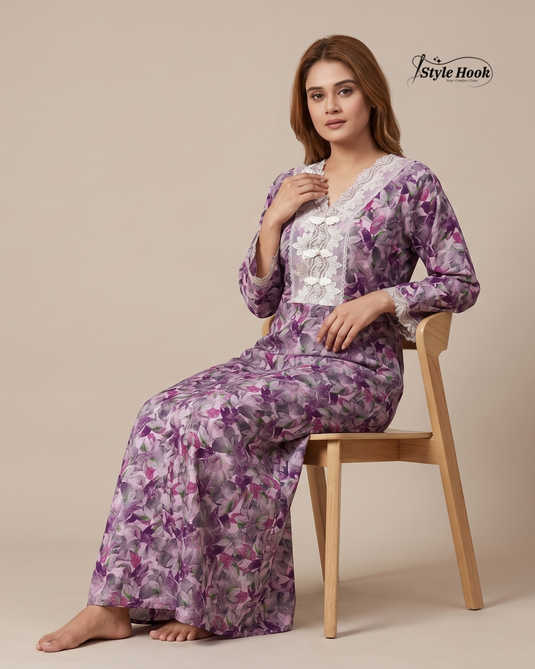 Dubai Premium Nighty for Women – Ultra Soft Home Wear