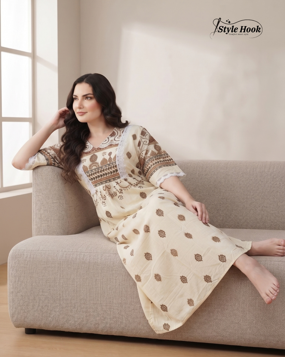 Elegant Frock Nighty for Women – Stylish &amp; Comfortable Nightwear