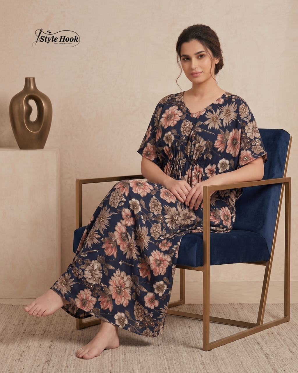 Style Hook Premium Home Lounge Kaftan