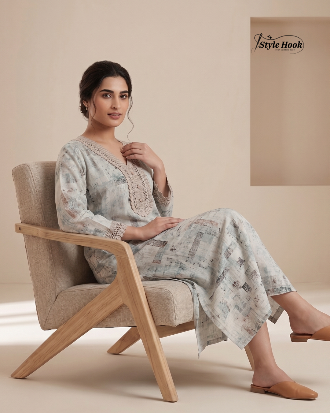Style Hook Dubai Luxury Nighty for Women – Premium Comfort Wear