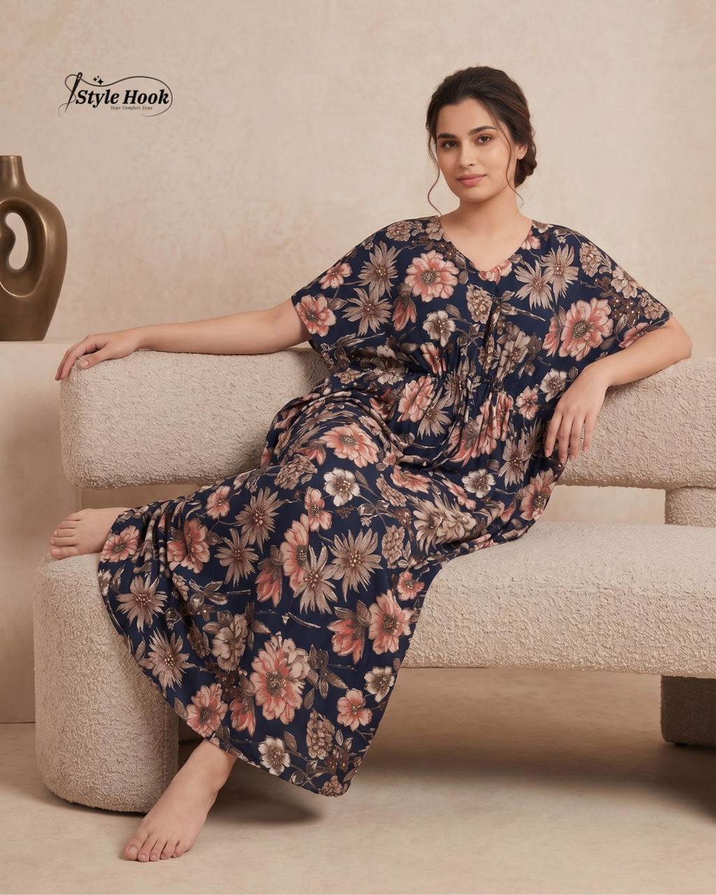 Style Hook Premium Home Lounge Kaftan
