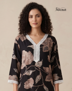 Soft Rayon Night Dress for Ladies