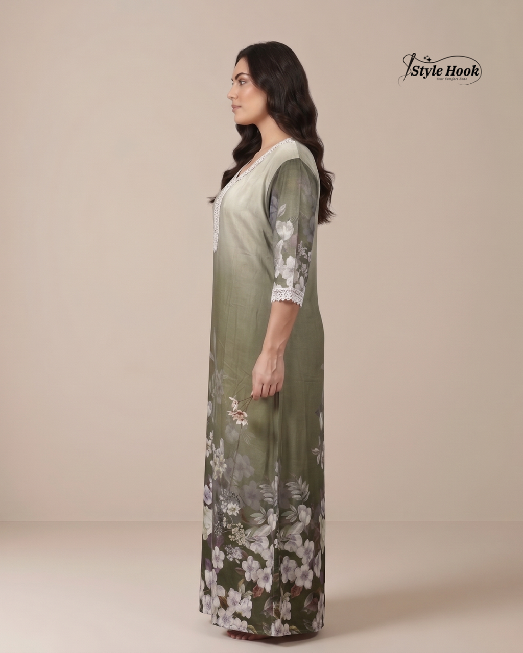 Dubai Imported Luxury Nighty – Soft Feel Premium Collection