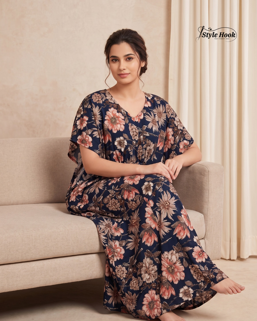 Style Hook Premium Home Lounge Kaftan