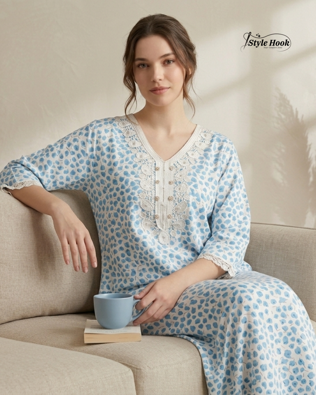 Style Hook Imported Dubai Nighty – Luxury Lounge Wear