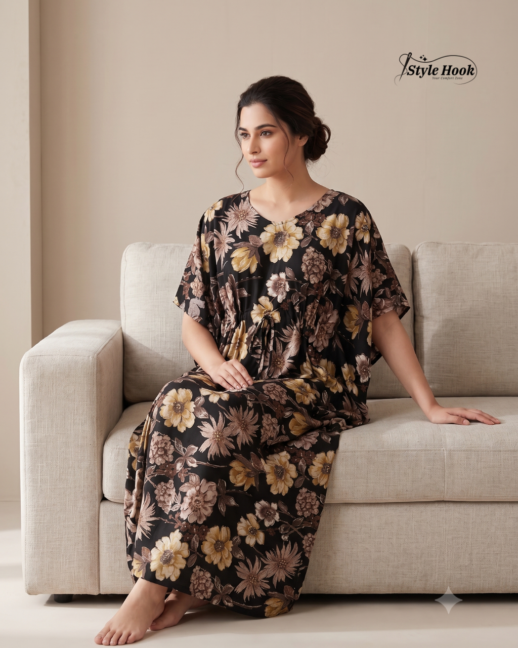 Style Hook Premium Home Lounge Kaftan