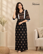 Printed Frock Nighty for Women – Comfortable Everyday Nightwear