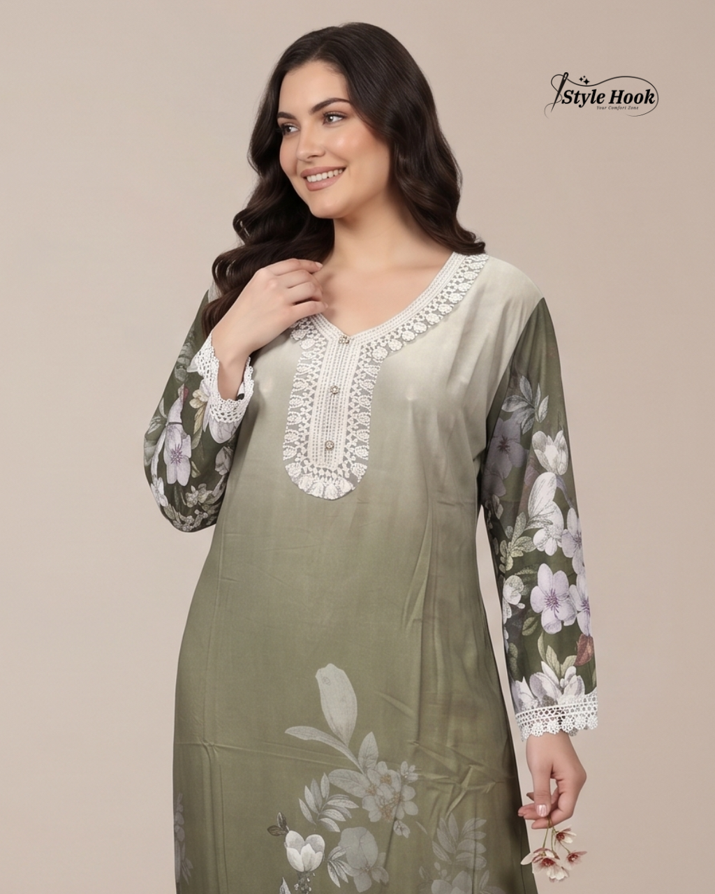 Dubai Imported Luxury Nighty – Soft Feel Premium Collection