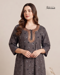 Elegant Printed Cotton Nighty for Ladies