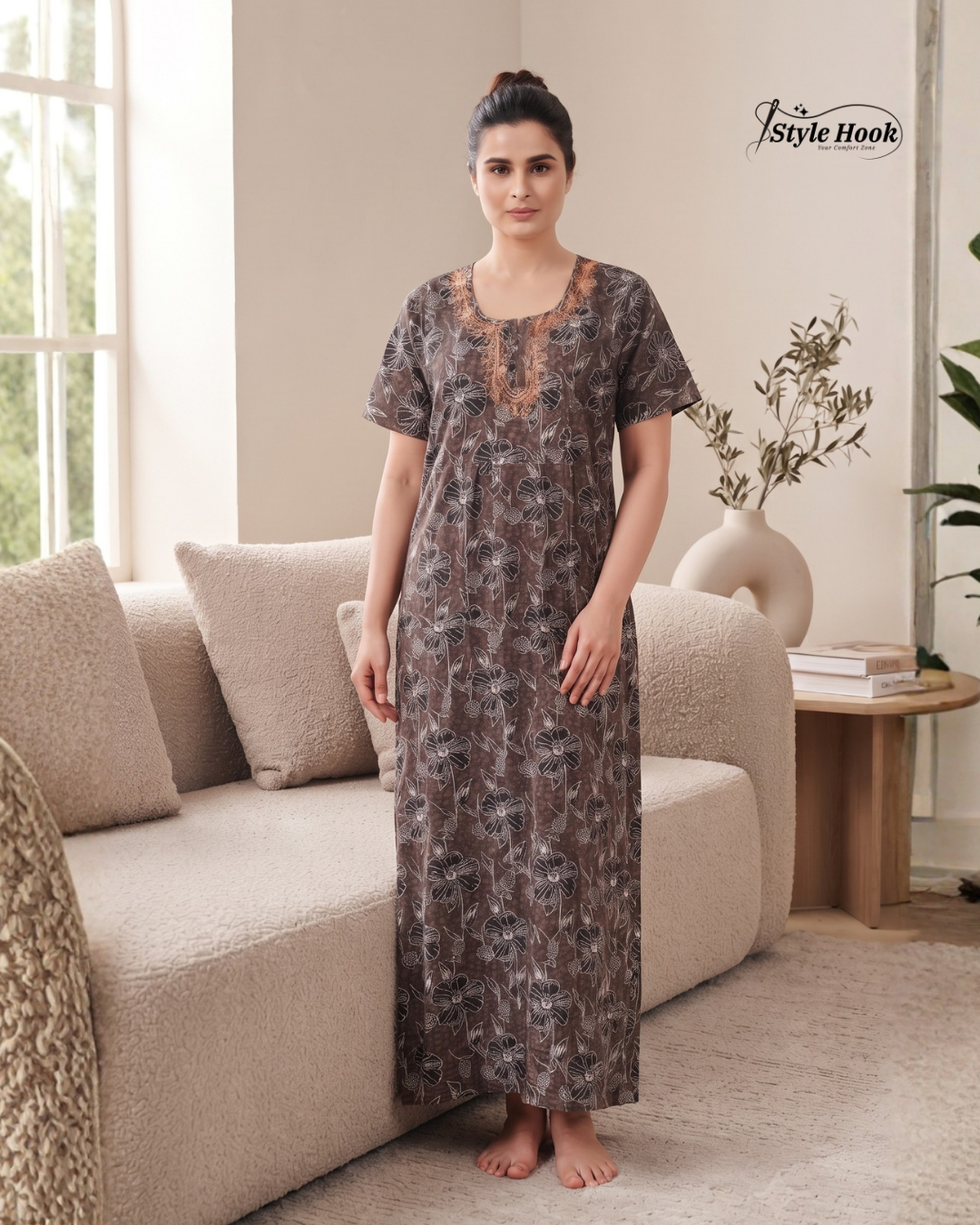 Soft Breathable Cotton Nightwear for Women