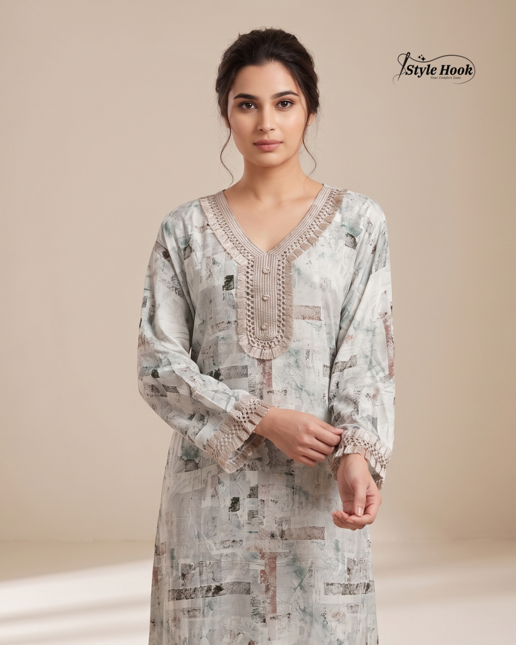 Style Hook Dubai Luxury Nighty for Women – Premium Comfort Wear