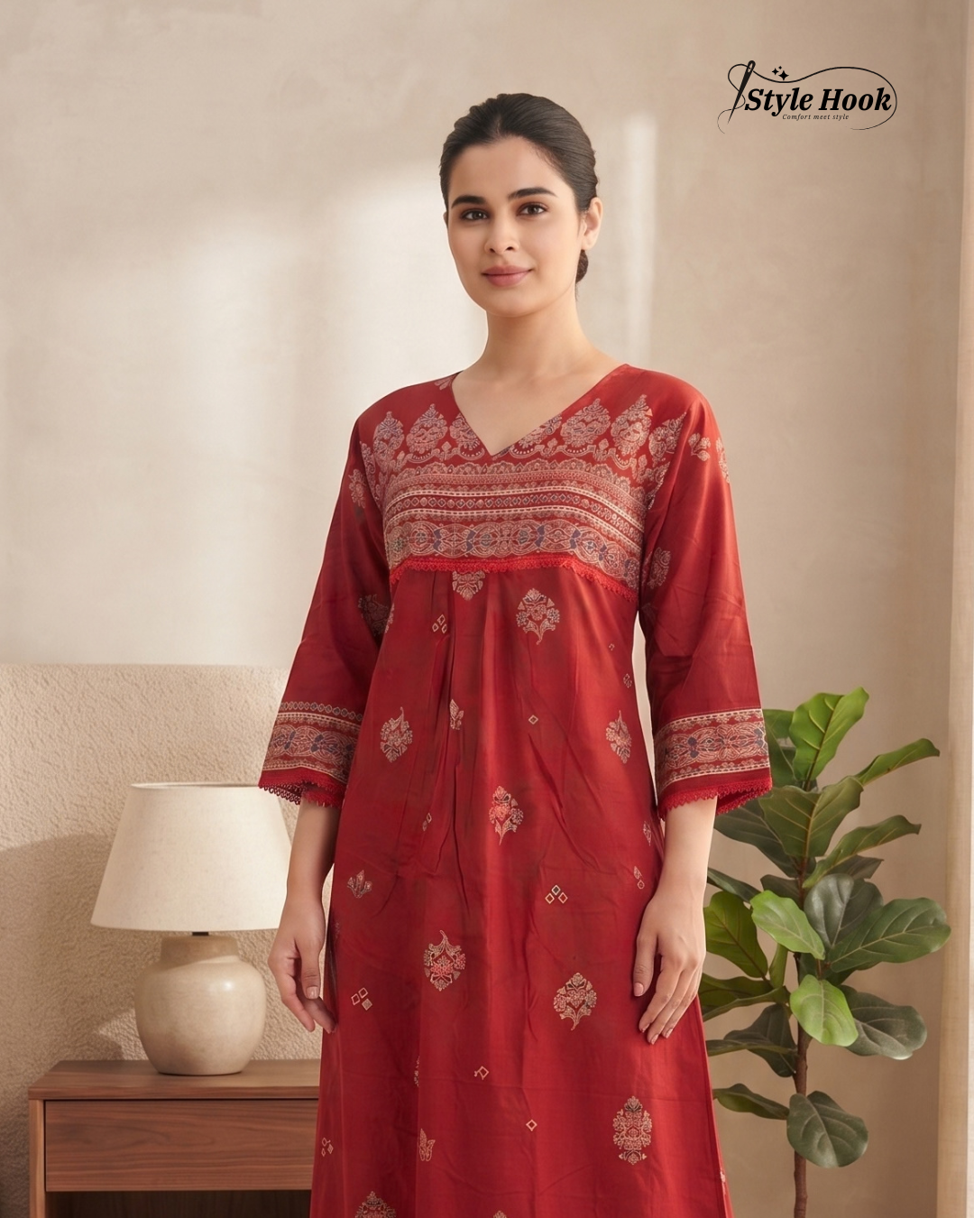 Fancy Frock Nighty for Women – Stylish Home &amp; Nightwear