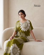 Luxury Lounge Kaftan Nighty