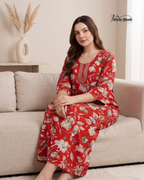 Soft Rayon Comfortable Home Wear Maxi
