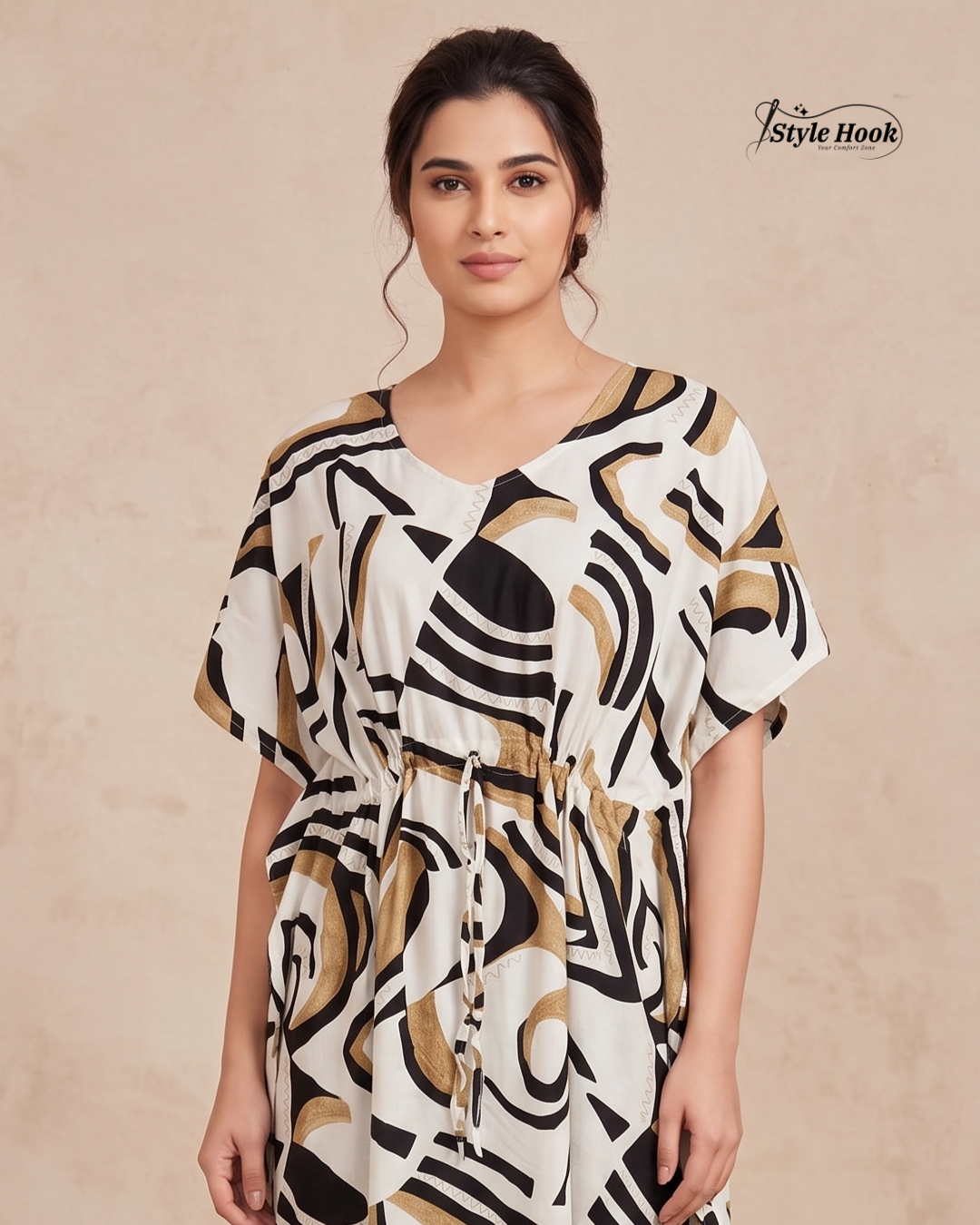 Style Hook Floral Dubai Kaftan Nightwear
