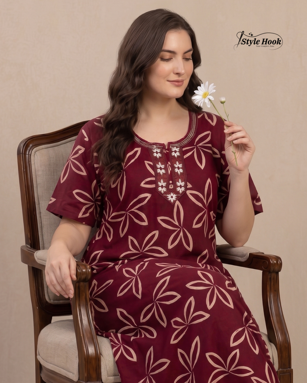 Trendy Rayon Nighty for Everyday Wear