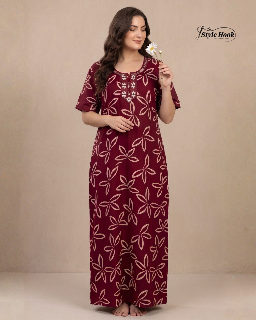 Trendy Rayon Nighty for Everyday Wear