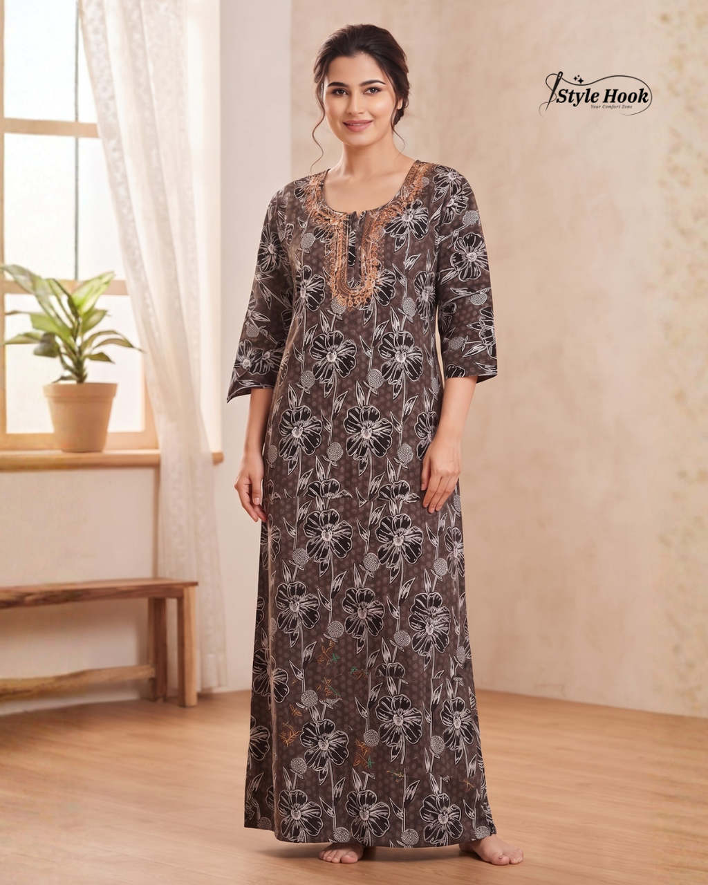 Soft Breathable Cotton Nightwear for Women