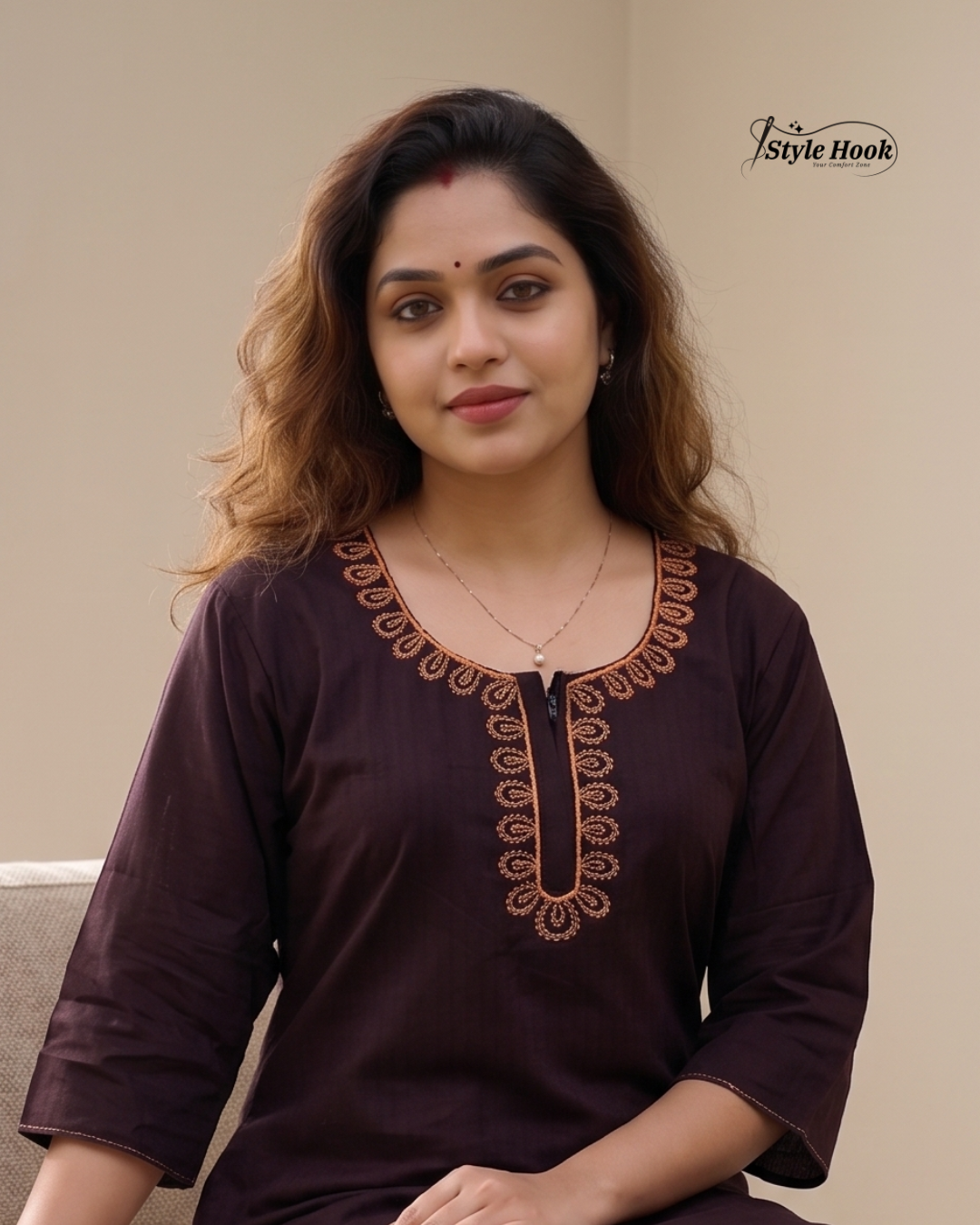 Premium Ladies Cotton Nighty – Elegant Home Wear Collection