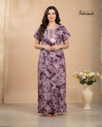 Soft Comfortable Home Wear Rayon Maxi
