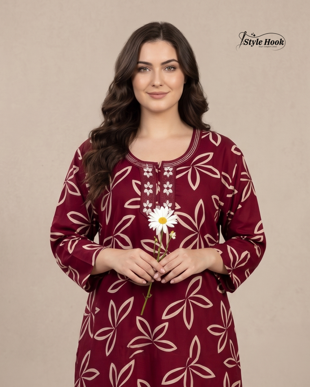 Trendy Rayon Nighty for Everyday Wear