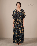 Style Hook Floral Dubai Kaftan Nightwear