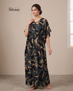 Style Hook Floral Dubai Kaftan Nightwear