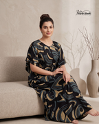 Style Hook Floral Dubai Kaftan Nightwear