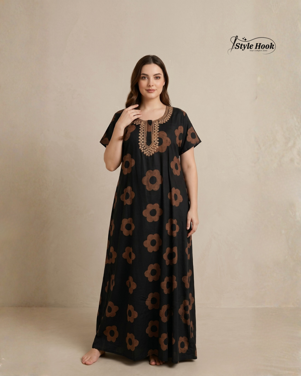 Style Hook Premium Cotton Daily Wear Nighty