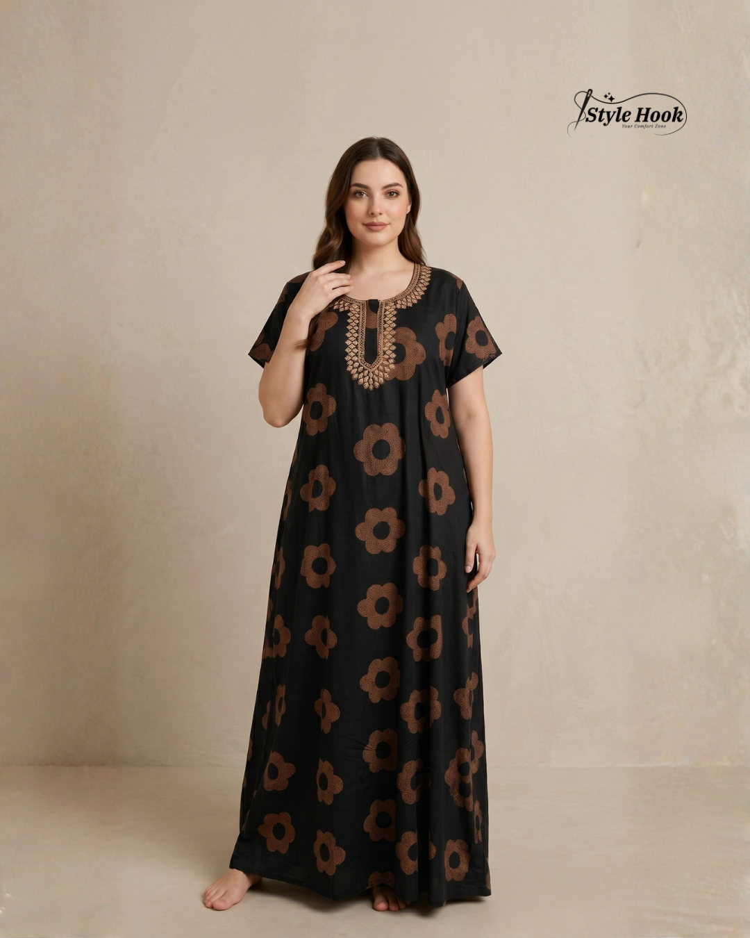 Style Hook Premium Cotton Daily Wear Nighty