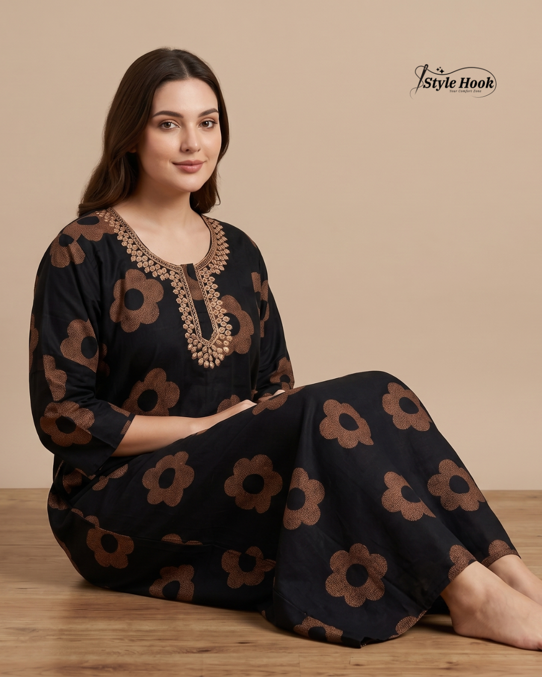 Style Hook Premium Cotton Daily Wear Nighty