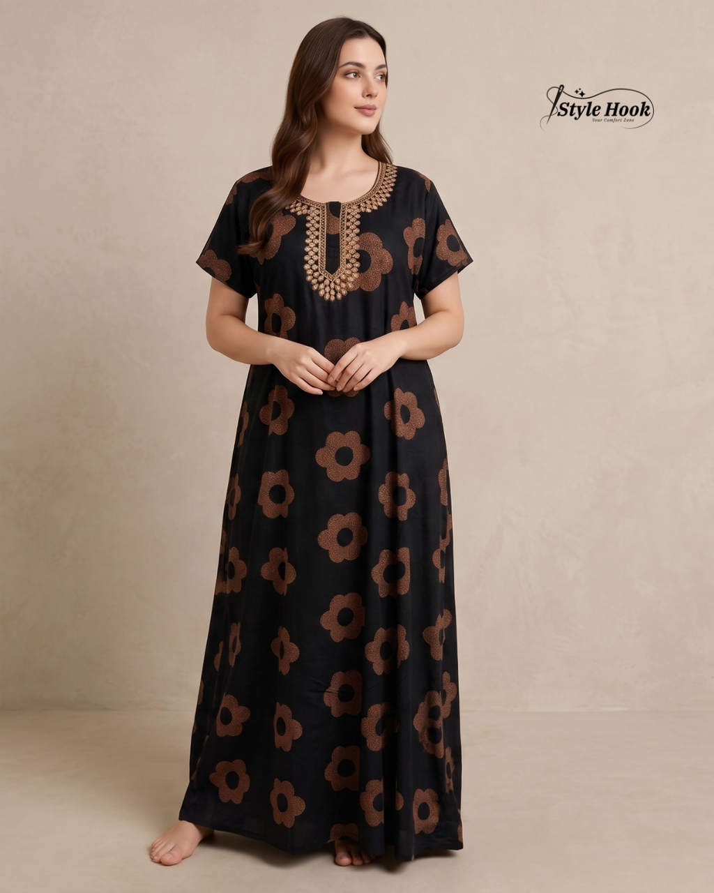 Style Hook Premium Cotton Daily Wear Nighty