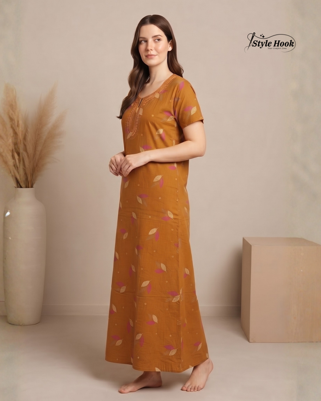 Premium Soft Cotton Nighty for Women