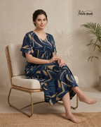 Style Hook Floral Dubai Kaftan Nightwear