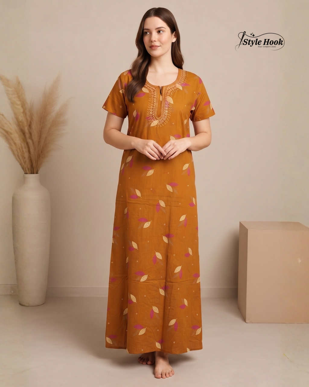 Premium Soft Cotton Nighty for Women
