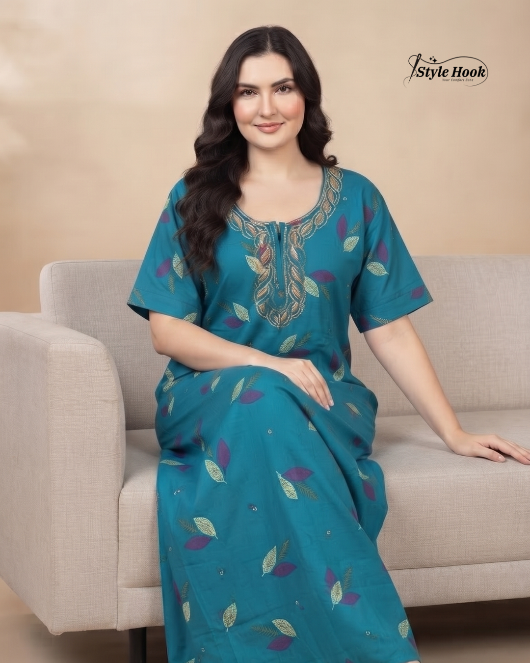 Comfortable Cotton Maxi Nighty