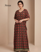 Style Hook Soft Rayon Kaftan Nighty for Women