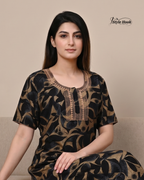 Style Hook Modest Cotton Shawl Nighty for Women