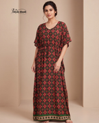 Style Hook Soft Rayon Kaftan Nighty for Women
