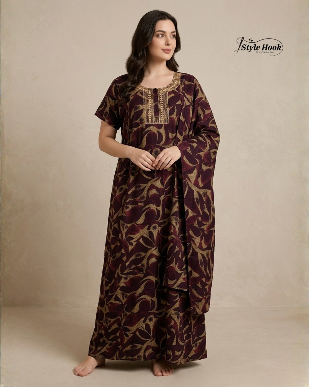 Style Hook Comfortable Islamic Home Dress