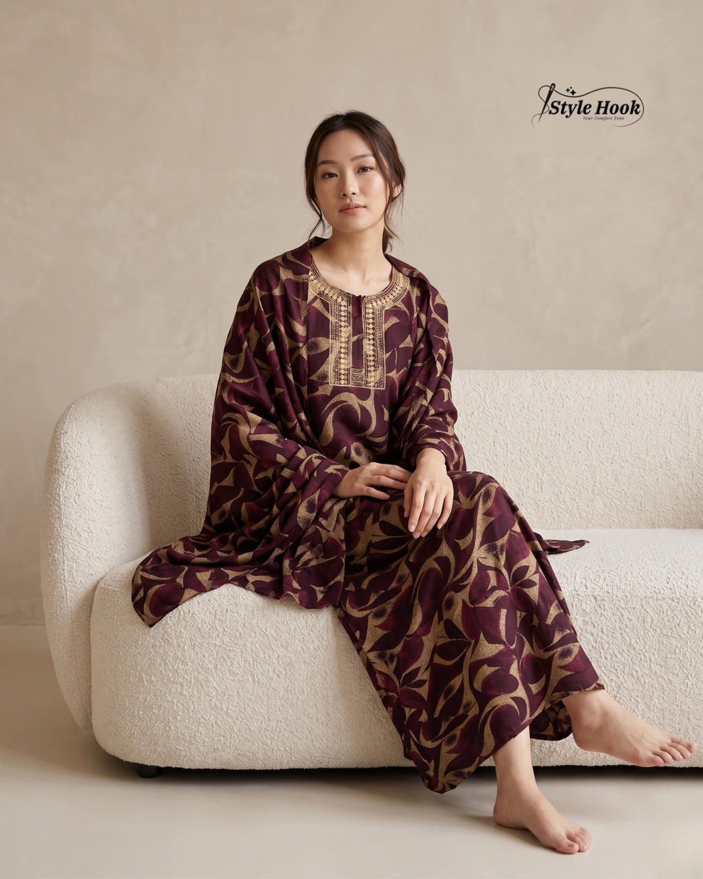 Style Hook Comfortable Islamic Home Dress