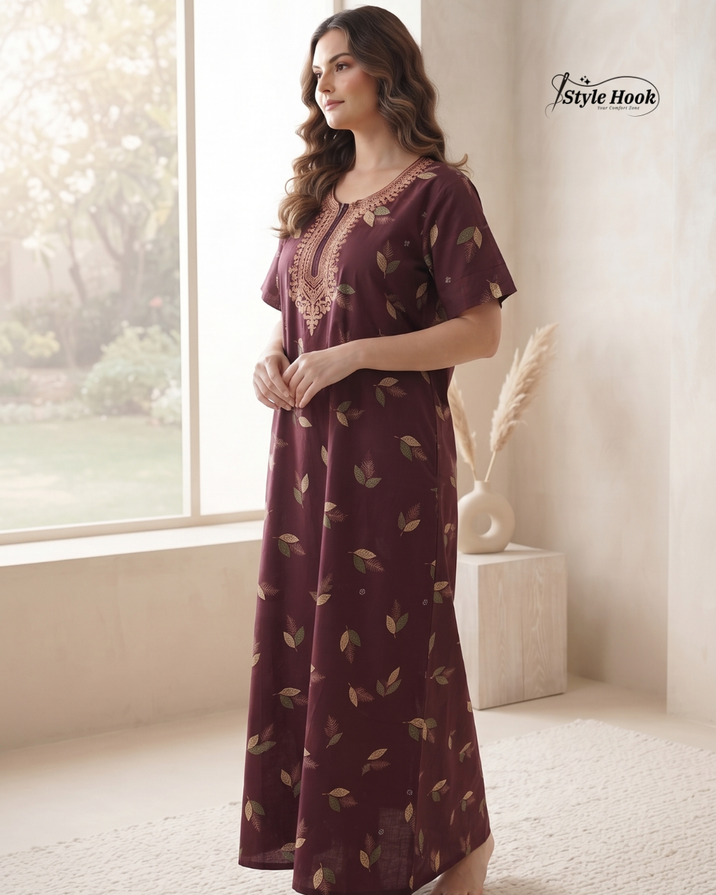 Premium Soft Cotton Nighty for Women
