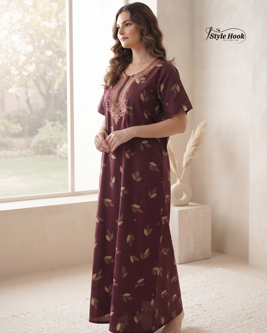 Premium Soft Cotton Nighty for Women