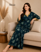 Stylish Cotton Lace House Dress – Onam Collection